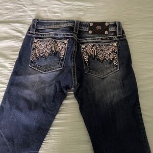 Embellished Blue Jeans